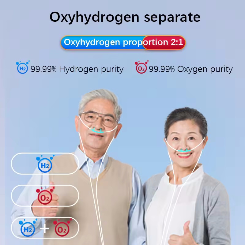 900ml/min hydrogen generator Home Use Hydrogen Inhalation Machine PEM hydrogen Inhaler Manufacturer