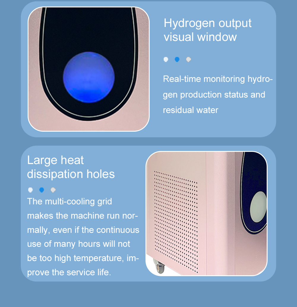 3000ml Relieve Inflammation Muscle Soreness Improve Blood Circulation Hydrogen Water H2 Inhalation Machine 