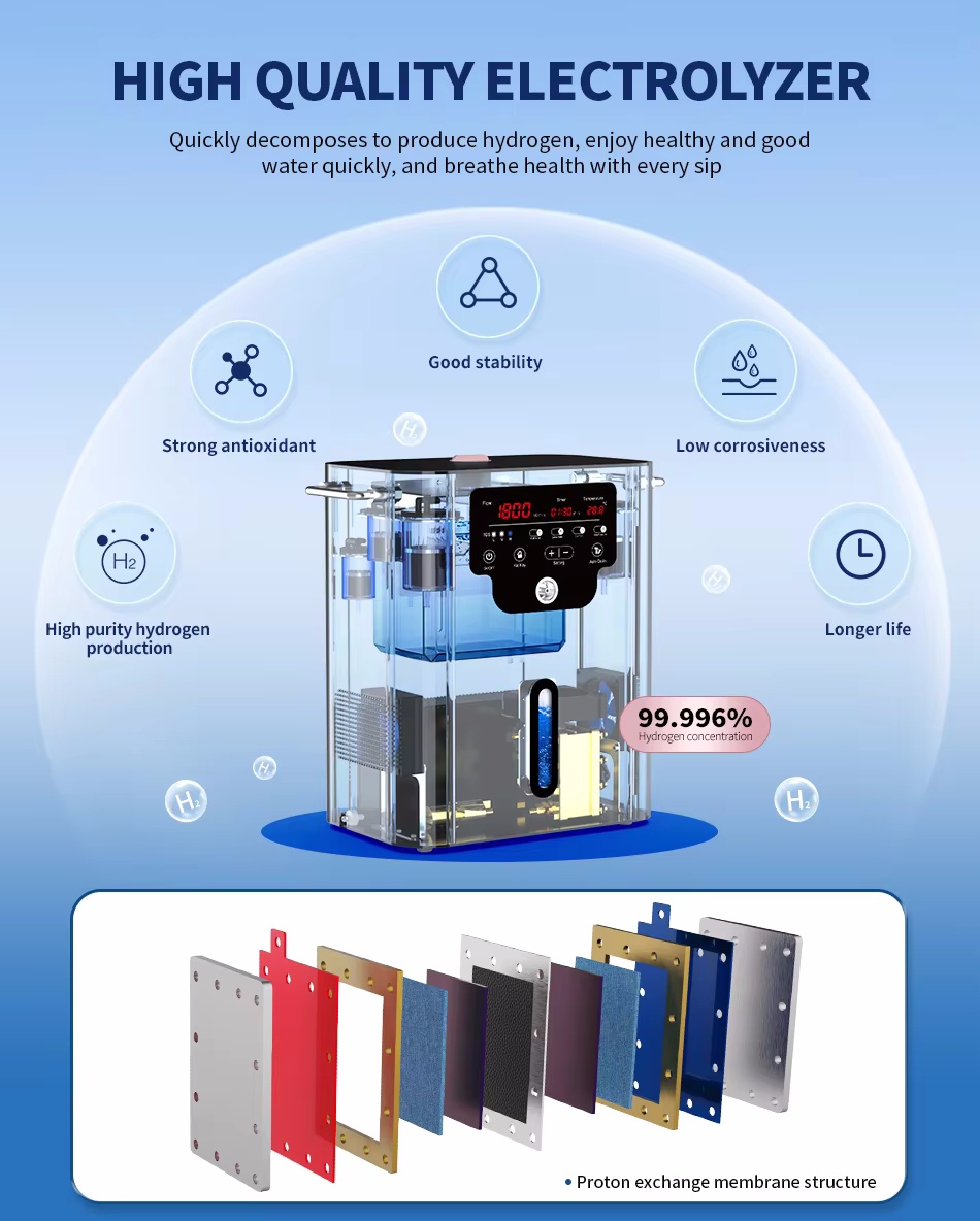 1500ml New Hydrogen Inhaler machine