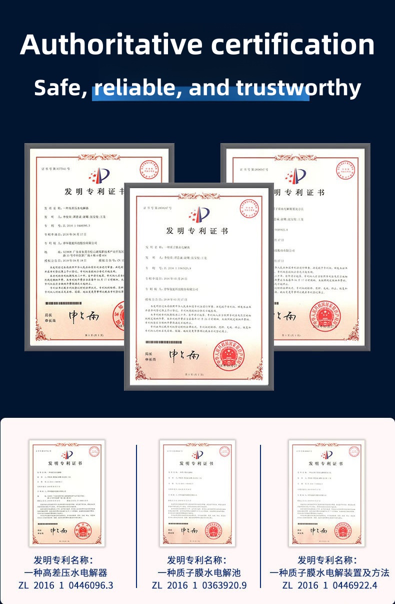 1Nm ³/ H-type PEM water and electrolysis cell