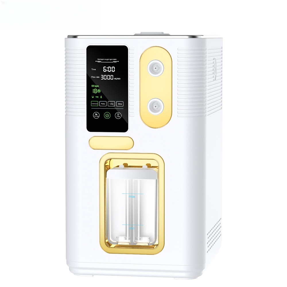 3000ml Dropshipping SPE/PEM Brown Gas Hydrogen Gas Inhaler Household Hydrogen Inhalation H2 Generator Machine