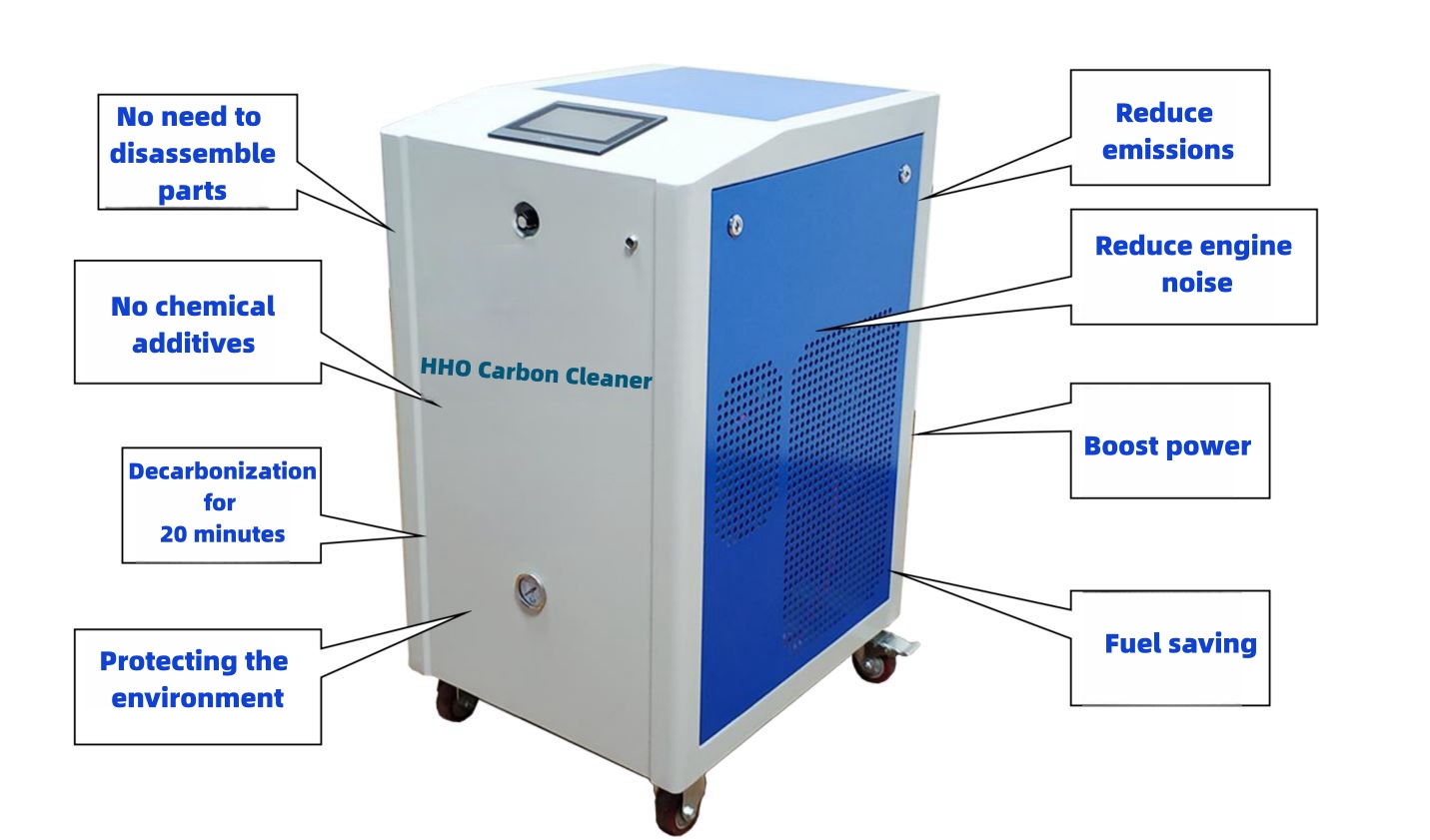 DY1500 Oxy-hydrogen Carbon Cleaning CCS1500 Hho Generator Carbon Cleaner Machine