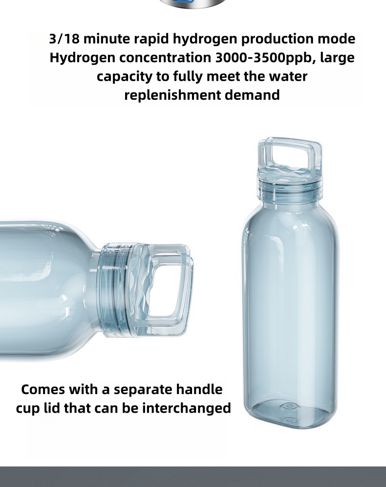 1500ml Sports Hydrogen Water Bottle
