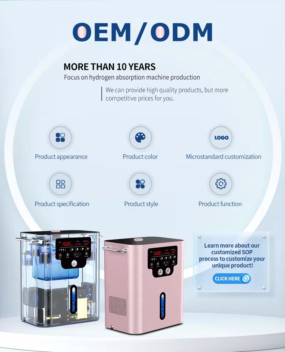 1500ml New Hydrogen Inhaler machine