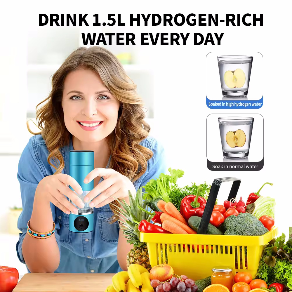 230ml portable hydrogen water machine bottle cup Hydrogen therapy device for asthma immune support