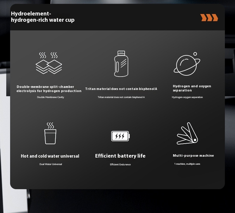 1500ml 5000PPB Sport Hydrogen Kettle