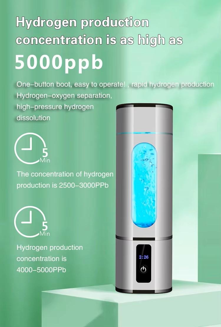 280ml 6000PPB Hydrogen Rich Bottle 