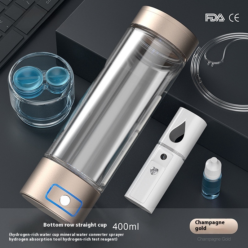 400ml 6000PPB Hydrogen Glass Bottle