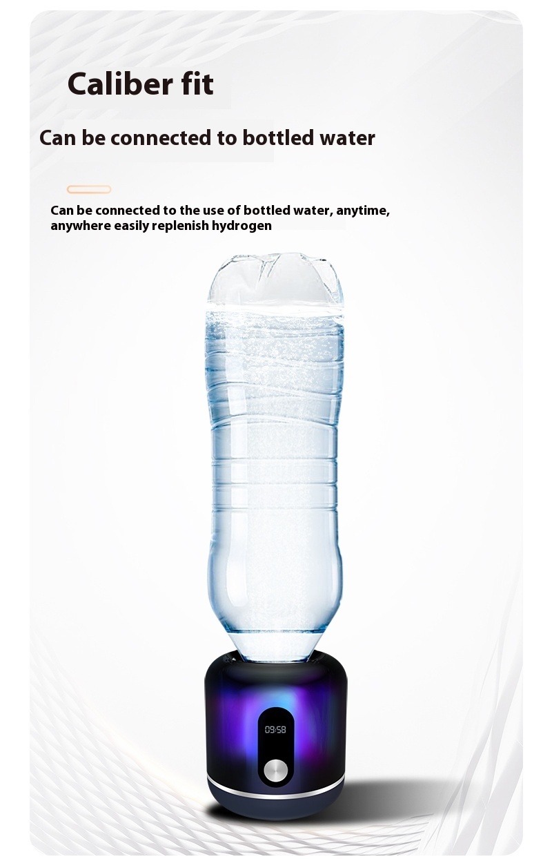 5000PPB Portable Hydrogen rich water bottle base
