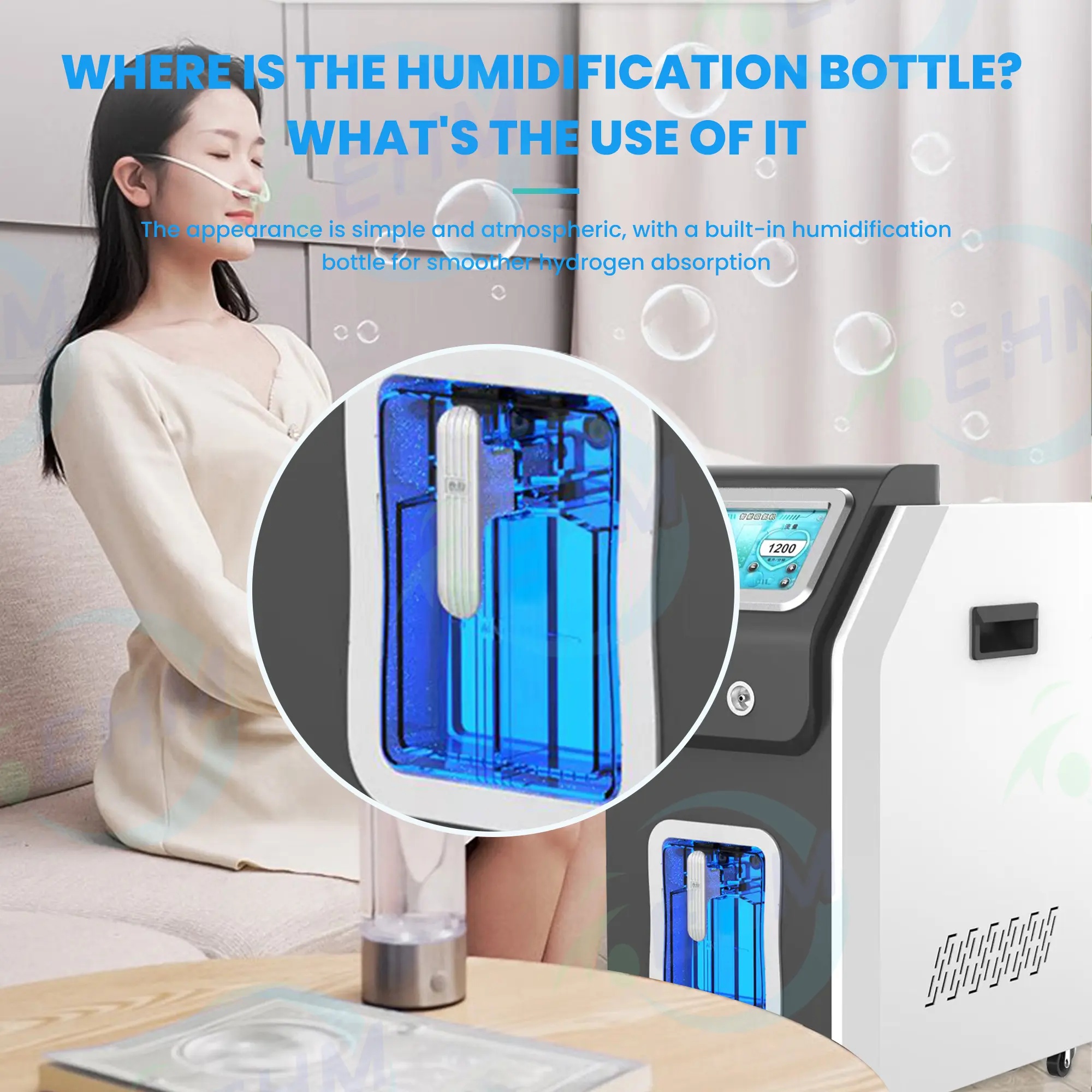4500ml Hydrogen inhaler machine
