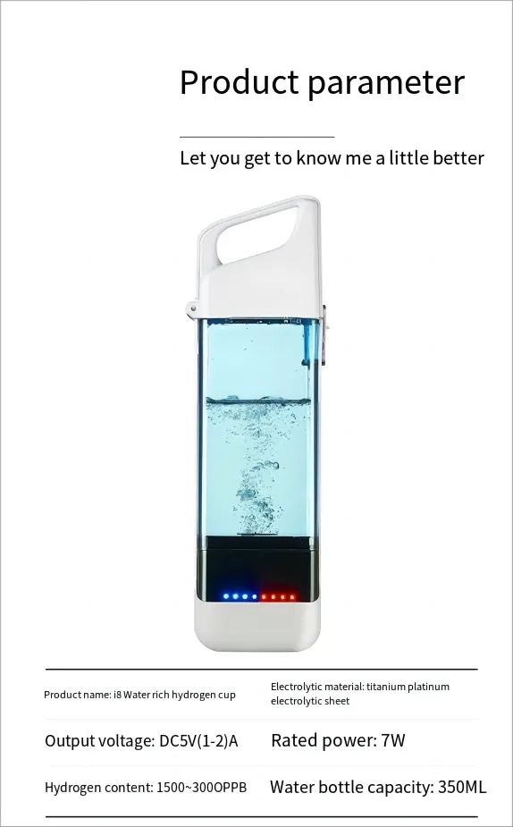 350ml Portable Hydrogen Rich bottle