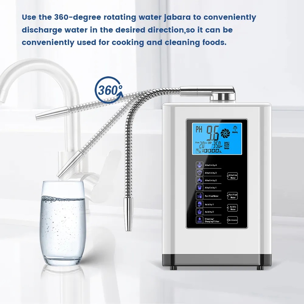 Moneng Portable 7 Plates Korea Alkaline Water Machine Japan Technology Alkaline Water Dispenser Home Use Water Alkaline Machin
