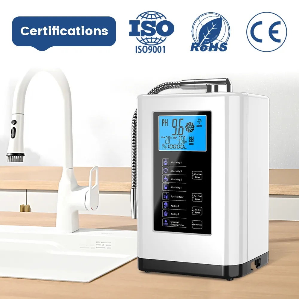 Moneng Portable 7 Plates Korea Alkaline Water Machine Japan Technology Alkaline Water Dispenser Home Use Water Alkaline Machin