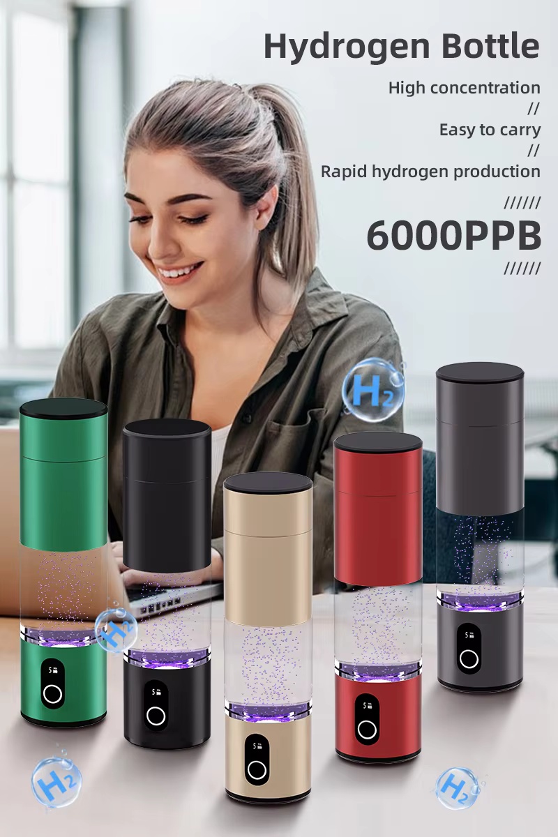 Portable 230ml Hydrogen Rich Water Bottle 6000PPB