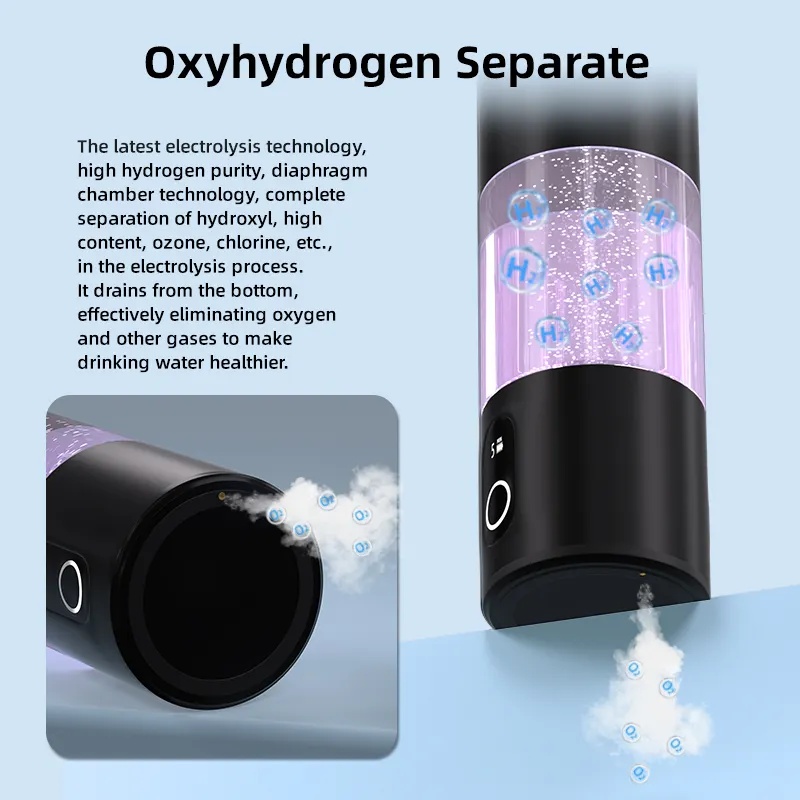 Hot Selling 230ml  6000PPB Hydrogen Rich Bottle