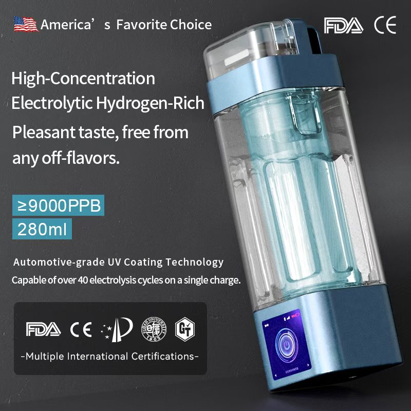2025 NEW Upgrade 9000PPB Hydrogen Rich Water bottle