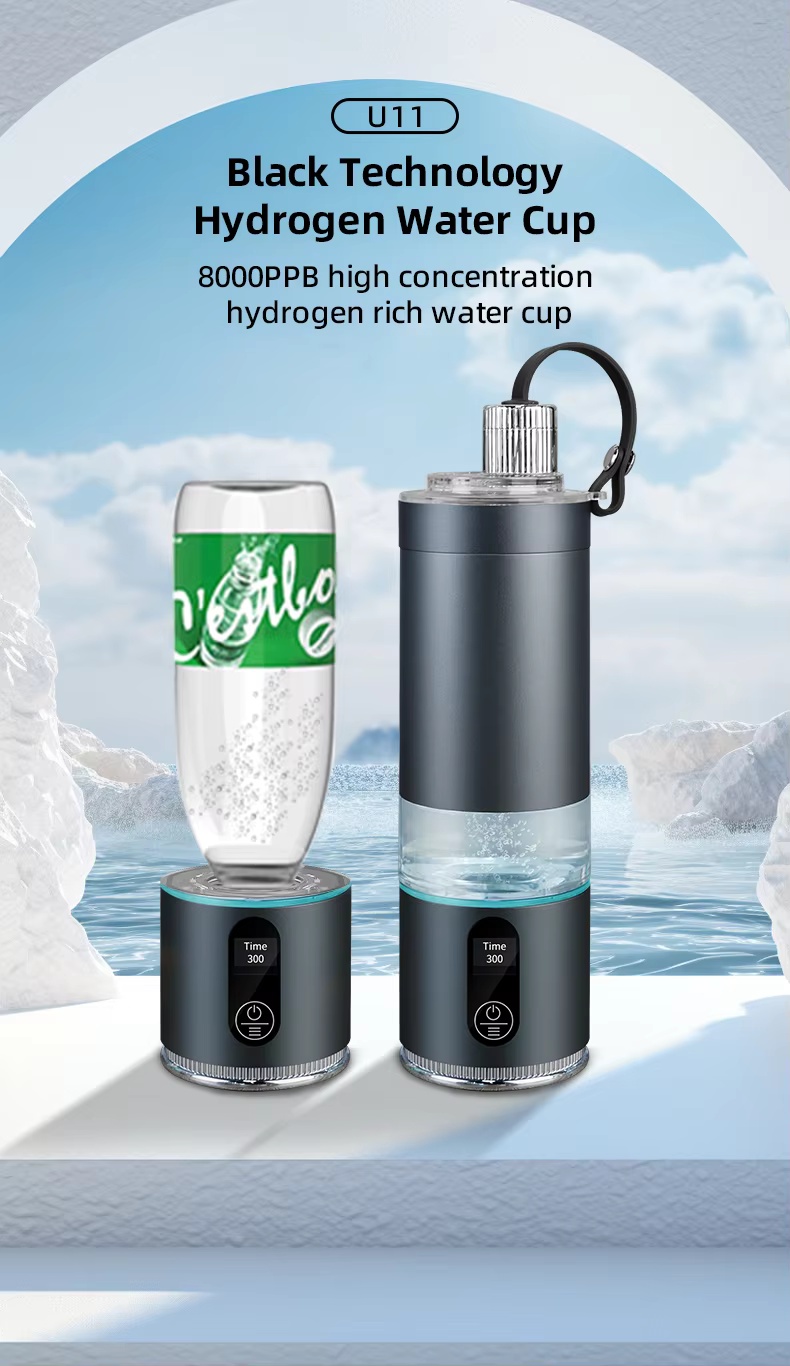 2025 New 200ml 8000PPB Hydrogen Rich Water bottle
