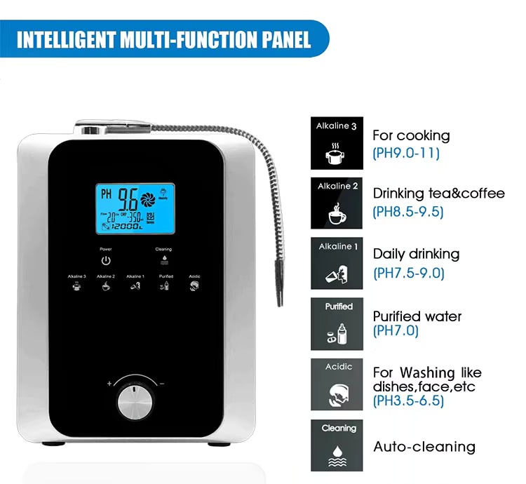 M-859  water ionizer machine alkaline 11 plates factor direct sales 428 USD