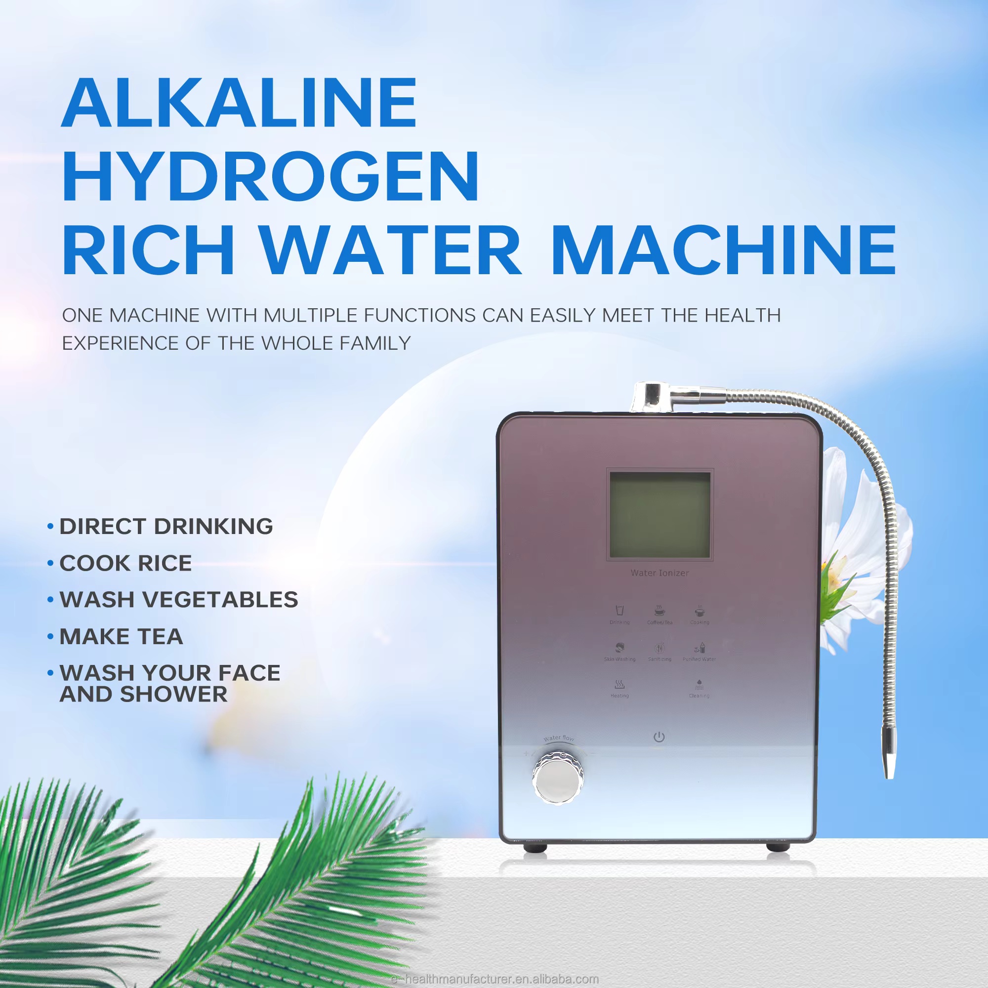 M-939 alkaline ionized water purifier factory price 528 USD