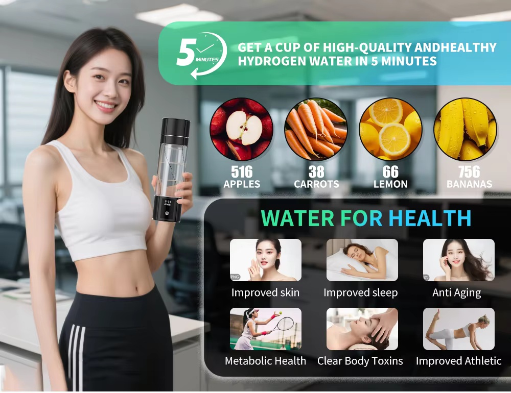 2025 New Trending 300ml 5000PPB Hydrogen Rich Water 