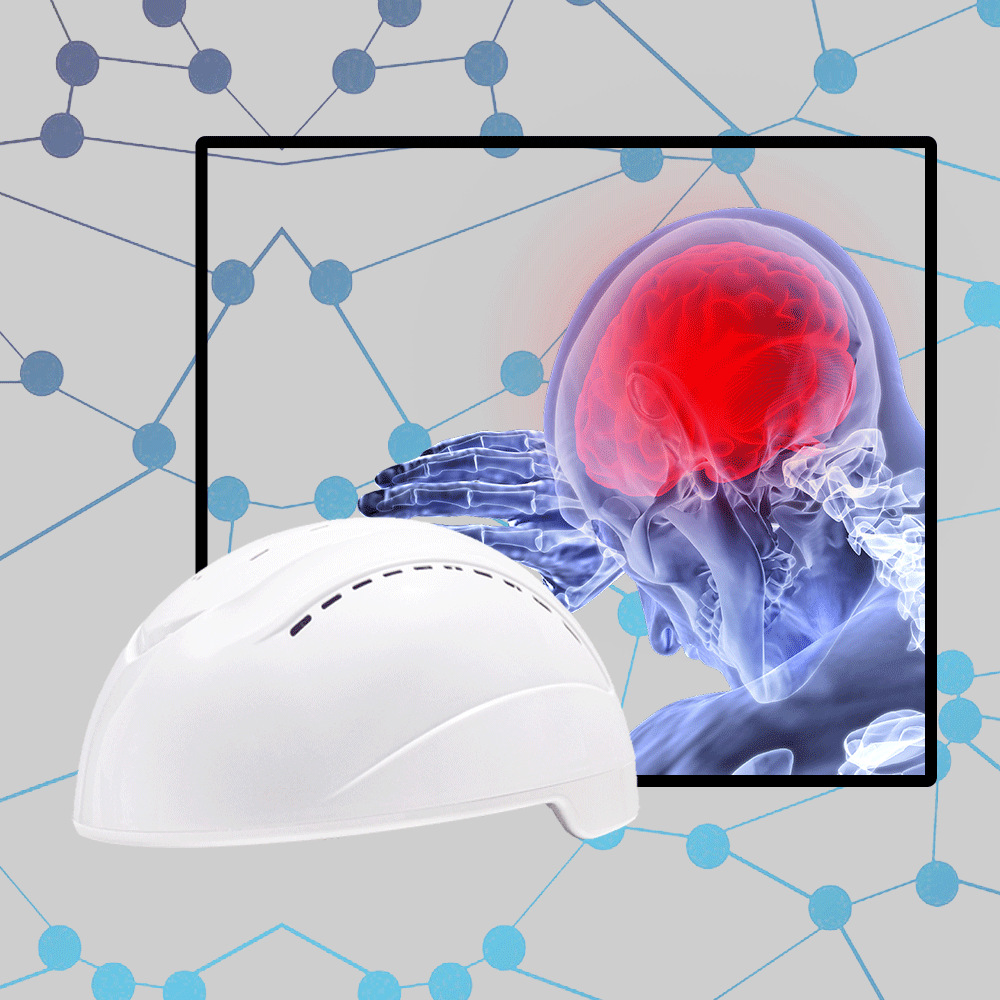 810nm Near Infrared Light Photobiomodulation Helmet Brain Therapy Euiqpment