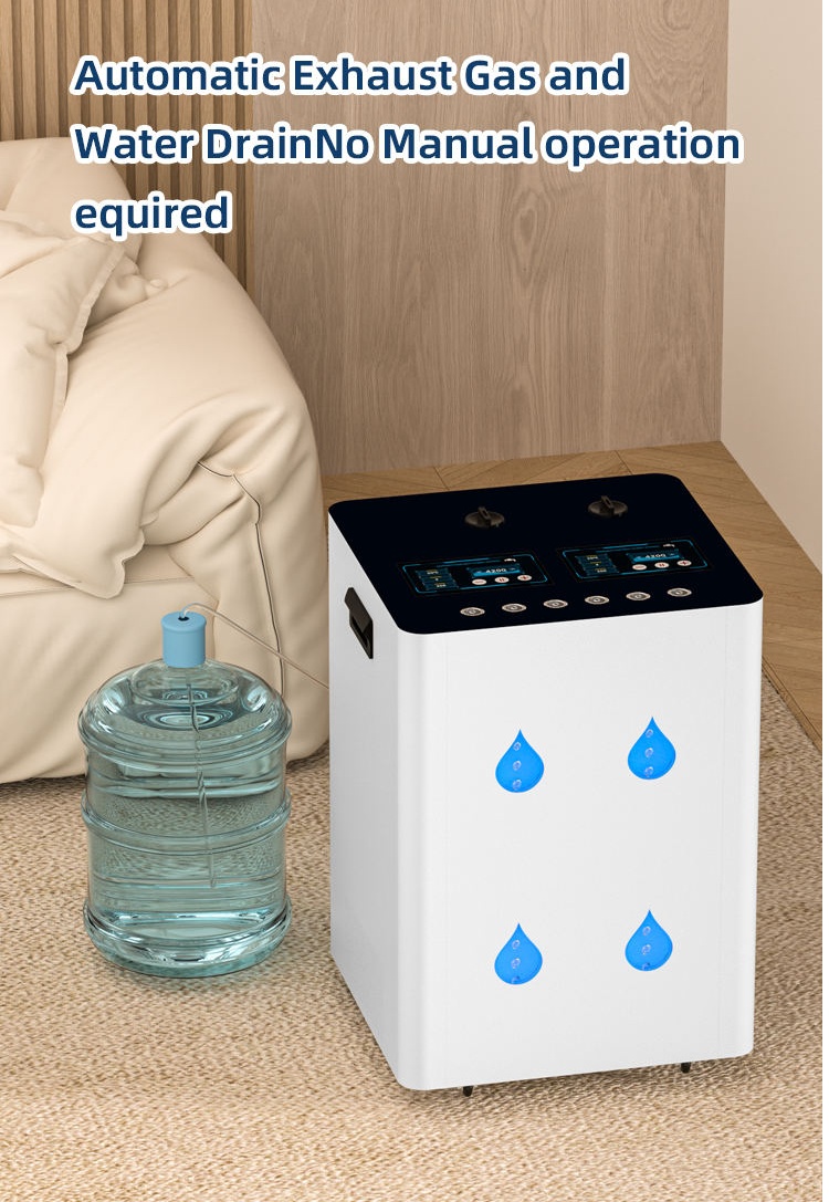 2025 New Trending large flow 12000ml Hydrogen inhaler machine