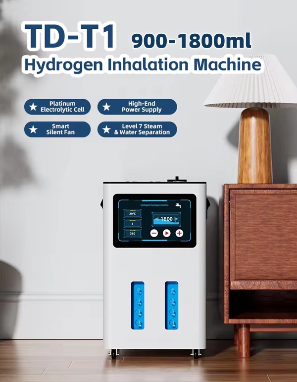 TD-1-900-1800ml Hydrogen Inhaler Machine Medical Grade Power Supply
