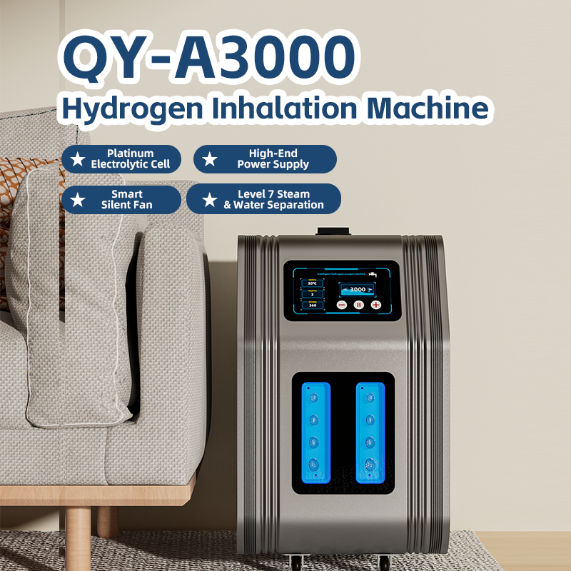 3000ml/min High Flow Medical Grade Oxyhydrogen Inhaler – Hospital-Use with 99.99% Purity & SPE-PEM Tech