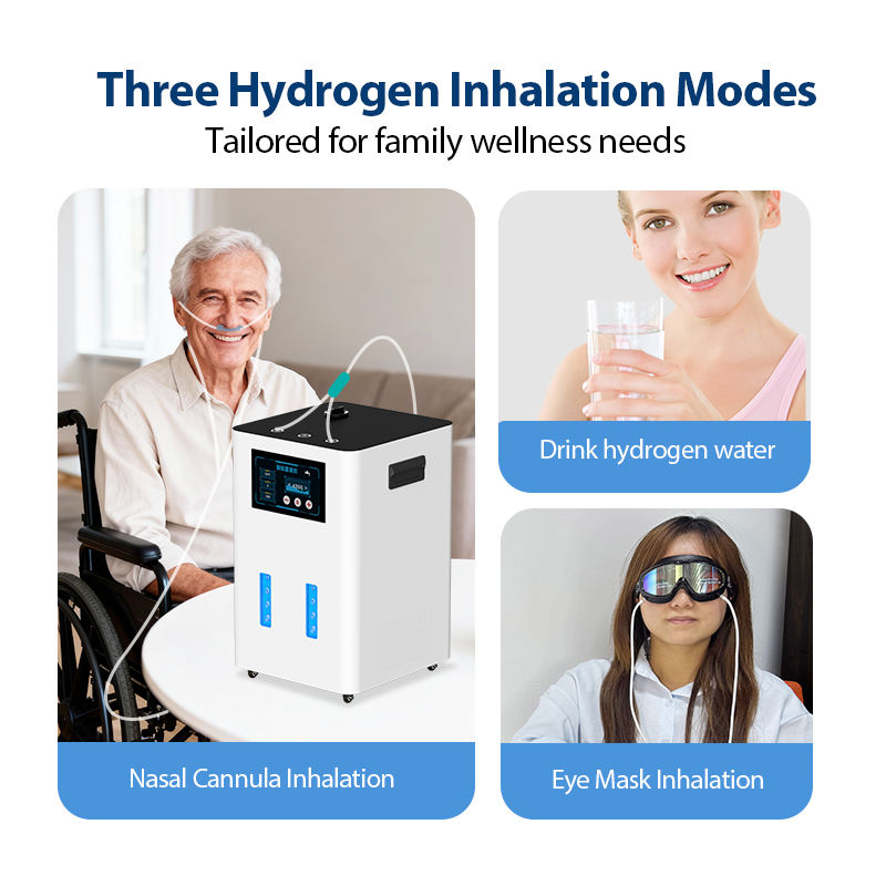  4200ml/min Hydrogen Inhalation Machine 99.99% Purity- Home Wellness H2 Inhaler with 7-Stage Water Separation