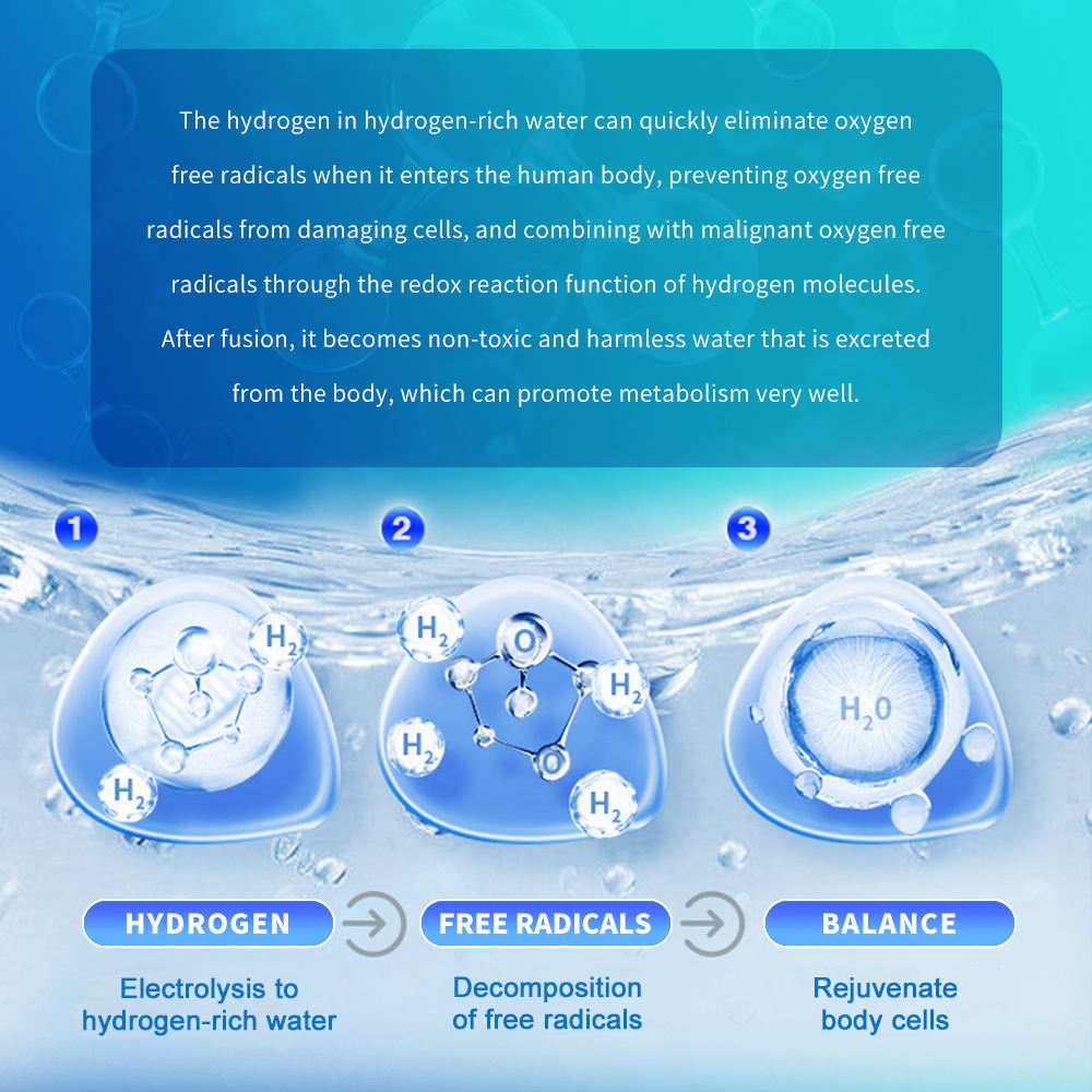 208ml 6000-10000PPB Premium Hydrogen Rich Water Bottle