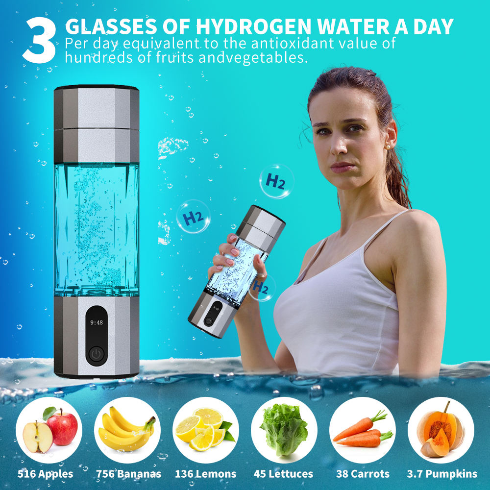 208ml 6000-10000PPB Premium Hydrogen Rich Water Bottle