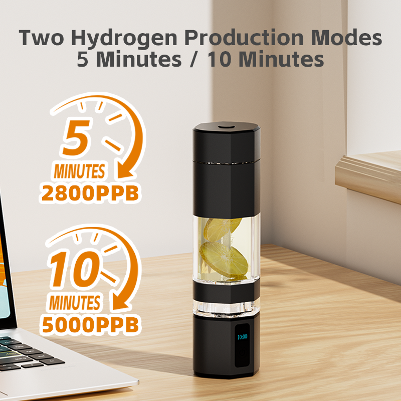 Dual Chamber Hydrogen Rich Water Bottle 2000-5000PPB