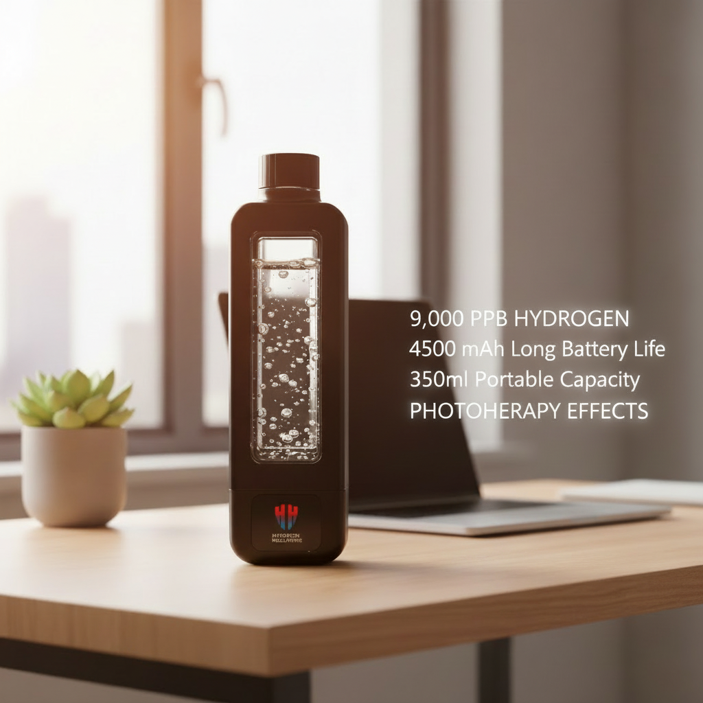 New Arrival 2026 Upgraded 3000-8000PPB Hydrogen Water Bottle SPE PEM Technology Hydrogen Water Maker
