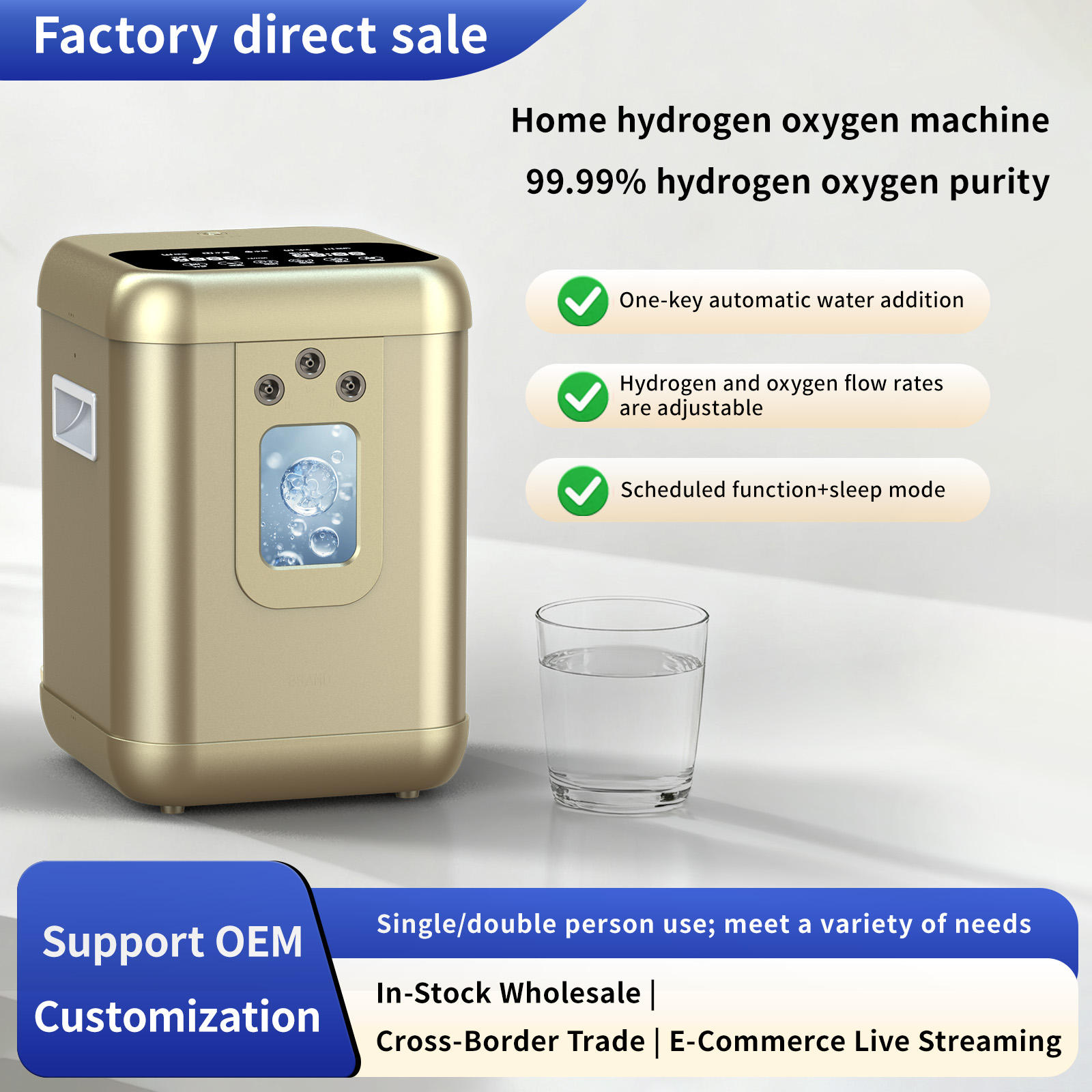 450ml Portable Hydrogen Generator