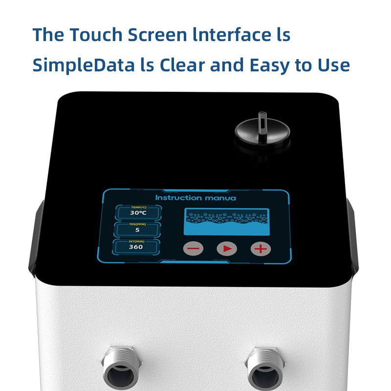 High Concentration Hydrogen Water Spa Machine, 99.99% Pure H2 Hydrotherapy Bath Generator, Portable PEM Hydrogen Bath System for Relaxation & Recovery