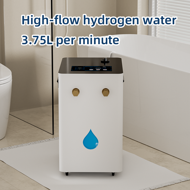 High Concentration Hydrogen Water Spa Machine, 99.99% Pure H2 Hydrotherapy Bath Generator, Portable PEM Hydrogen Bath System for Relaxation & Recovery