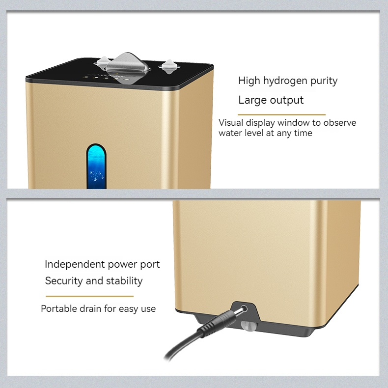 M80 150-450ml Adjustable Portable PEM HHO Hydrogen Oxygen Inhalation Machine