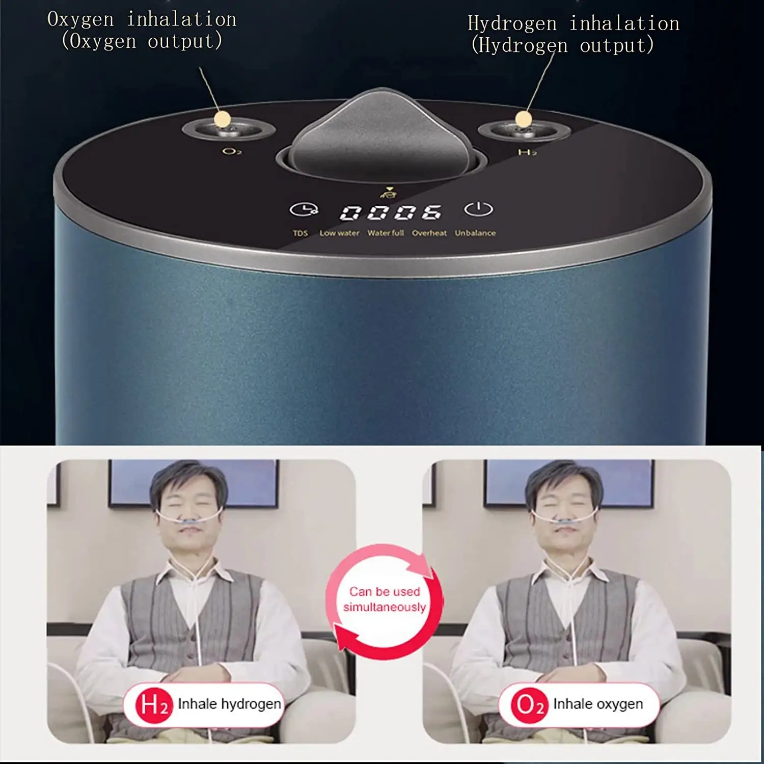 M60 150ml-450ml Adjustable Portable HHO Hydrogen Oxygen Generator Core Machine For OEM Private Label -M60